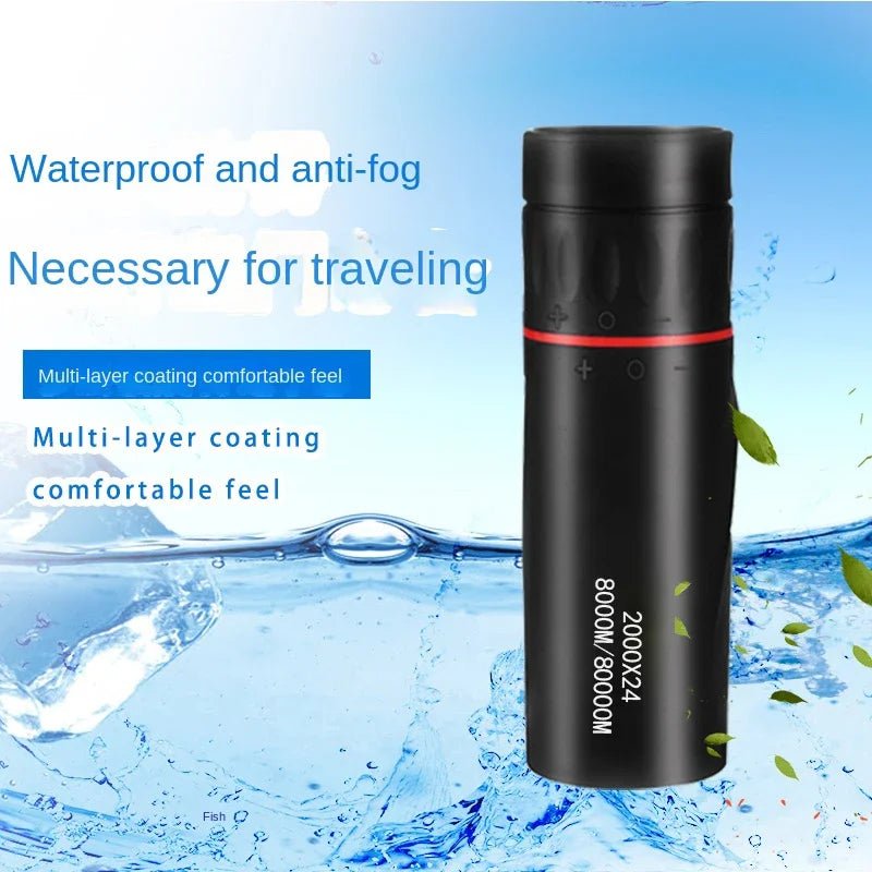 2000x24 HD Monocular Telescope Mini Portable Mobile Phone Telescope with Holder Outdoor Camping Hunting Birdwatching Telescopes - memorylane shop