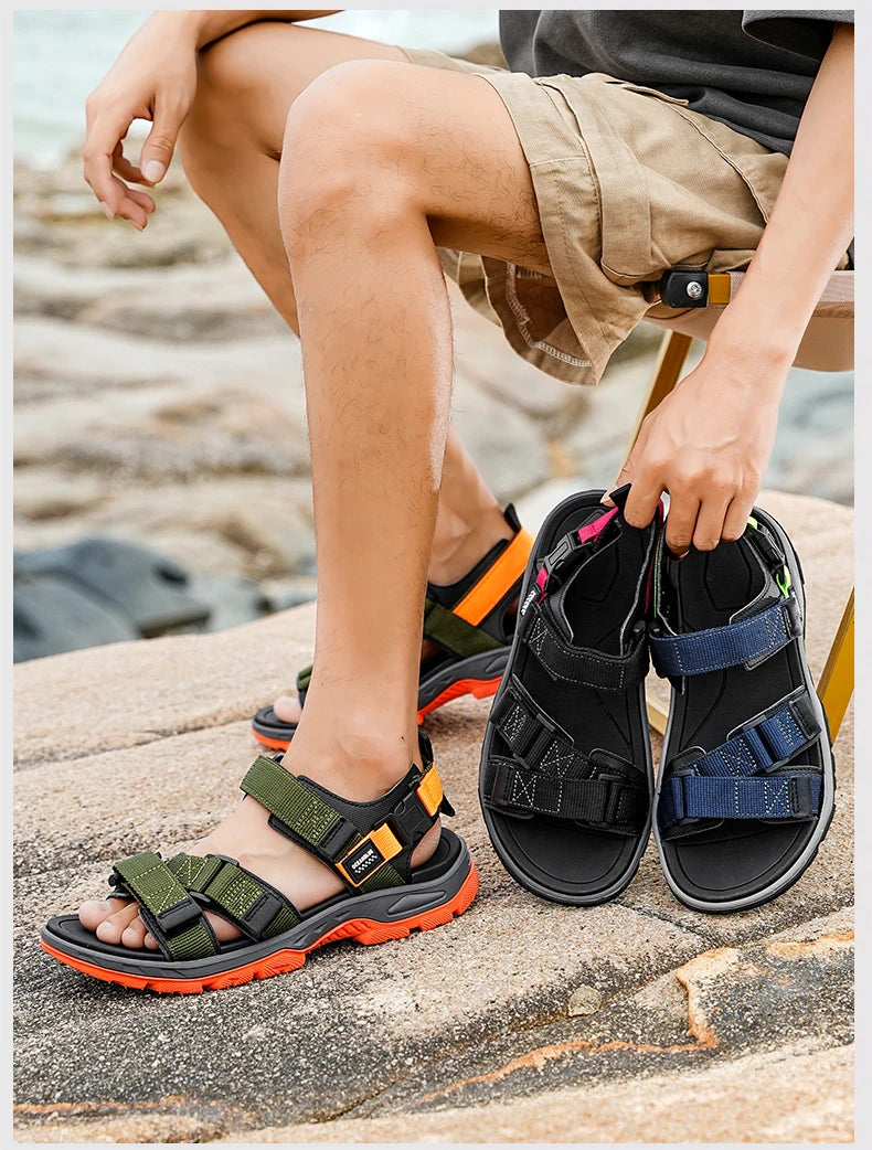 Men's Breathable Outdoor Sport Hiking Sandals – Wear-Resistant Walking Shoes