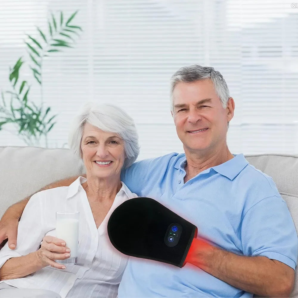 Wireless Red Light Therapy Glove for Hands，660&850 nm Near-Infrared light Pain Relief for Arthritis, Carpal Tunnel, Sore Muscles
