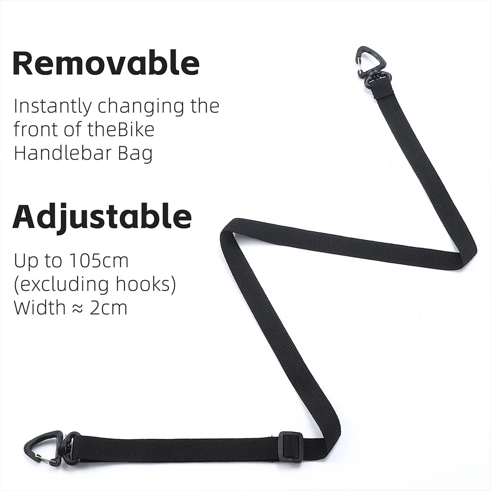 1L Reflective Bicycle Handlebar Bag Front Bike Bags With Adjustable Strap Portable Shoulder Bag For Cycling Road Bike Scooter