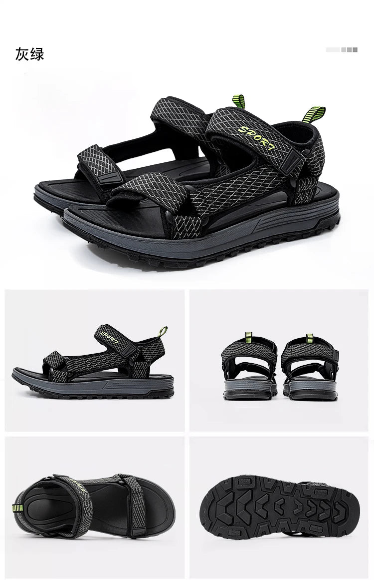 Summer Men Sandals Fashion Leisure Beach Holiday Sandals for Mens Lightweight Shoes New Outdoor Comfortable Casual Sandals - memorylane shop