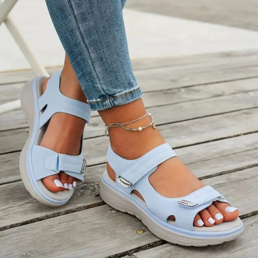 Summer Sandals Fashion Durable Sandals Ladies2025 New Travel Women Shoes Outdoor Beach Slippers Lightweight Platform Sandals - memorylane shop