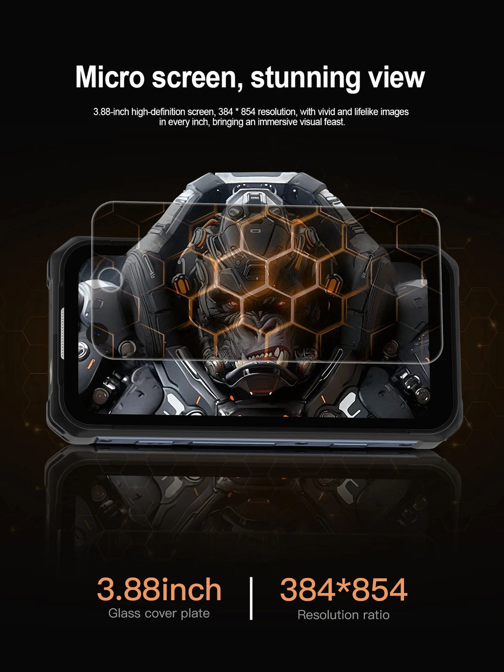 SERVO TANK500 Rugged Smartphone – IP68, 4G LTE, Android 12, 6GB RAM