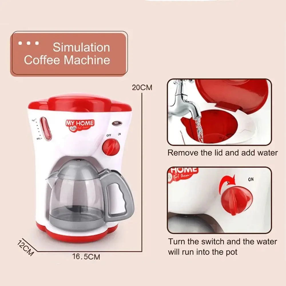 Kids Toy Kitchen Appliances Set – Play Kitchen Accessories for Children