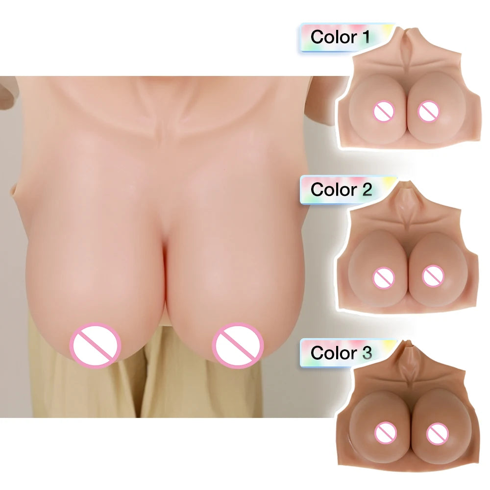 Eyung Realistic Silicone Fake Breast Forms Boobs for Crossdresser Shemale Transgenders Transvestite Mamario De Silicona Breasts