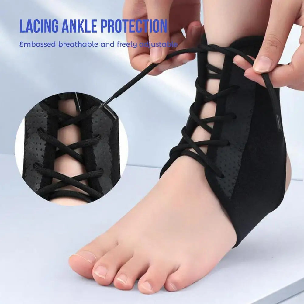 1 PC Sport Ankle Stabilizer Brace Compression Ankle Support Tendon Pain Relief Strap Foot Sprain Injury Wraps Running Basketball