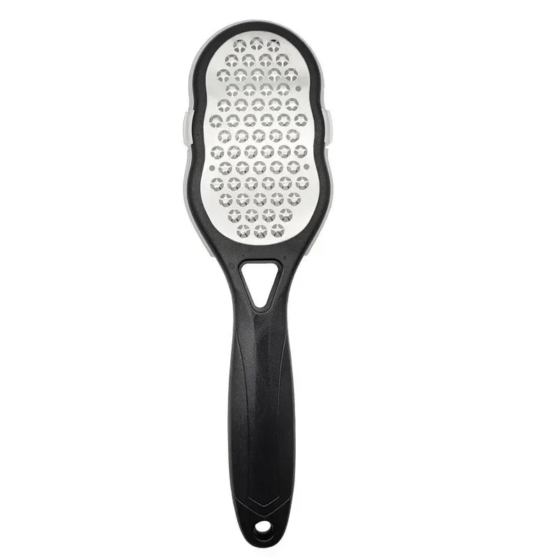 Foot Care Tools - Pedicure Dead Skin and Callus Remover, Foot Scrubber with Sandpaper and Wooden Handle