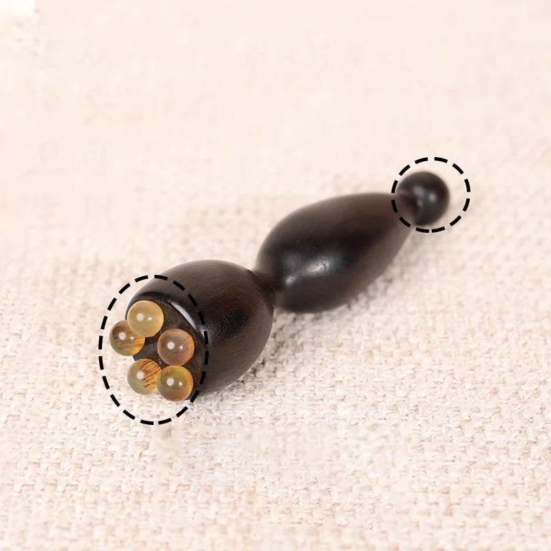 Smooth Face Massage Tools Resin Gua Sha Face Skin Care Massage Sticks Lotus Seedpod Shape Massager Facial Physiotherapy Tool