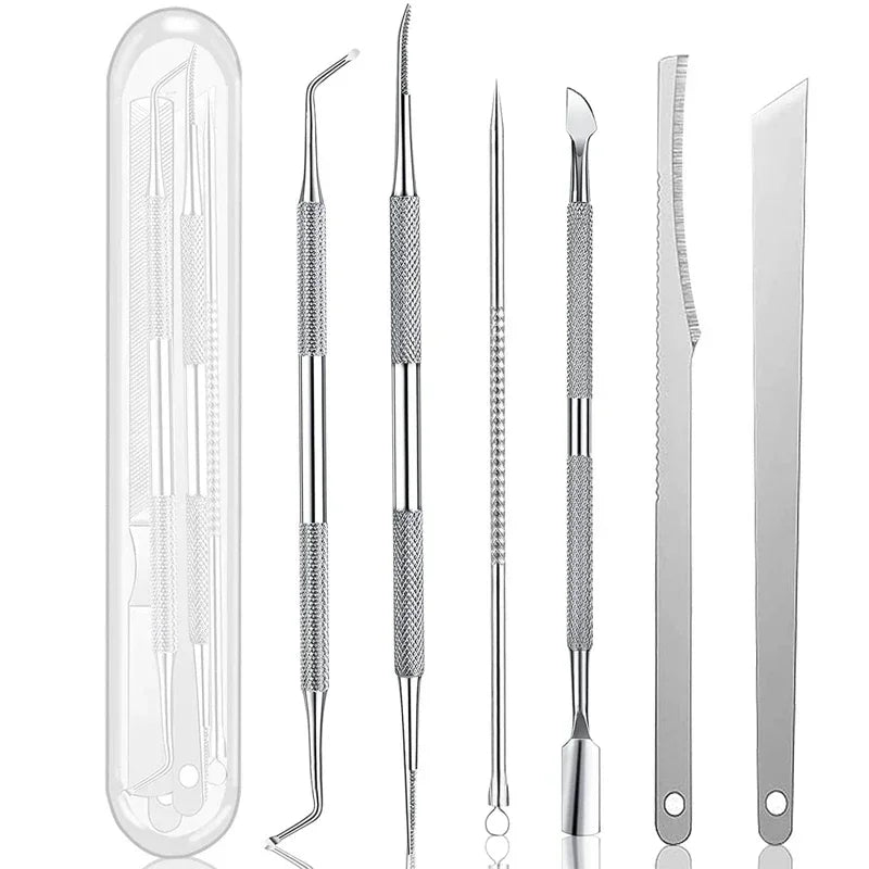 Foot Care Kit Callus Remover File Dead Skin Shaver Cuticle Pusher Pedicure Tools for Hard Tough Skin Beauty Health - memorylane shop