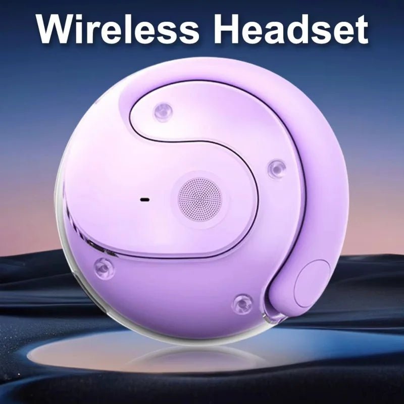 Wireless Bluetooth AI Real - time Language Translation Earphones 144 Languages Ear Hanging Headphone Translator For Busine - memorylane shop