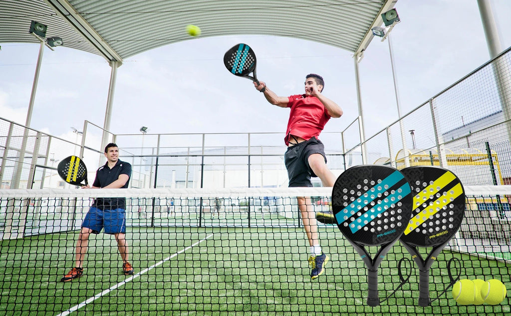 IANONI Padel Racket Carbon Fiber Surface with EVA Memory Flex Foam Core Lightweight Padel Racquet - memorylane shop