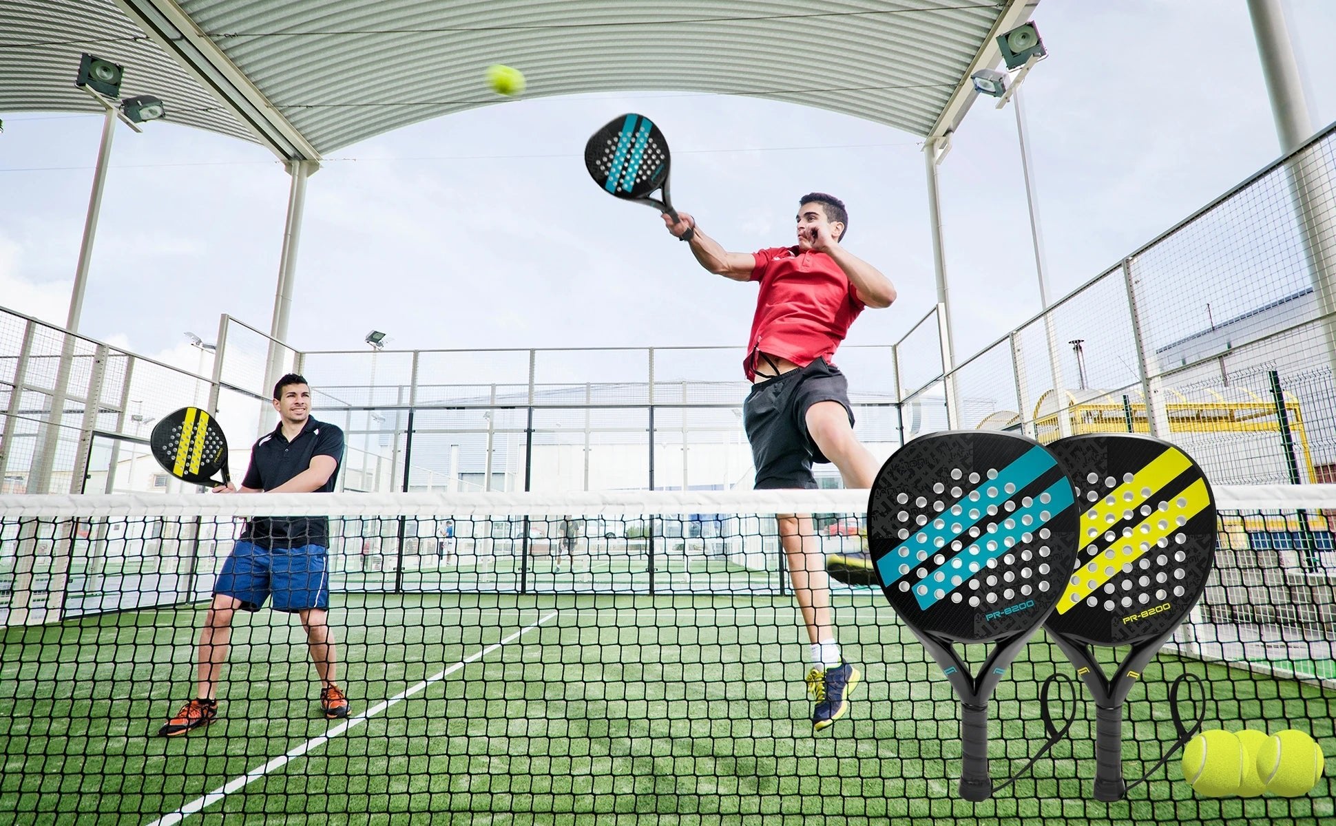 IANONI Padel Racket Carbon Fiber Surface with EVA Memory Flex Foam Core Lightweight Padel Racquet - memorylane shop