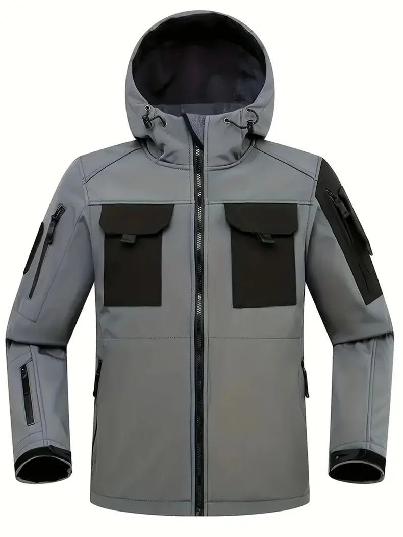 Military Shark Skin Soft Shell Jackets Men Tactical Windproof Waterproof jacket men Army Combat Jackets Mens Hooded Bomber Coats - memorylane shop