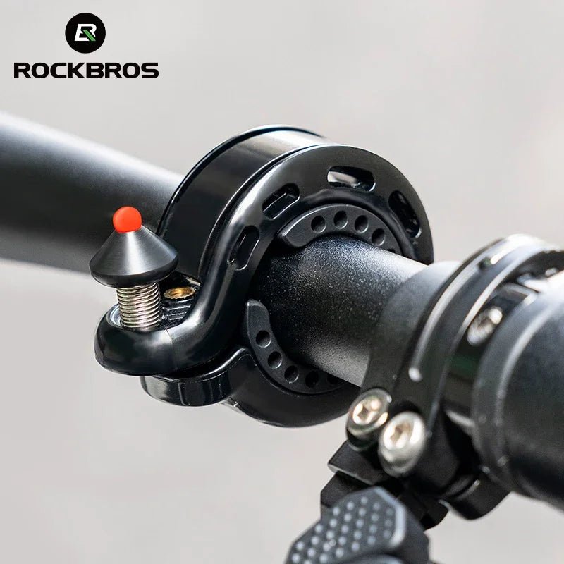 ROCKBROS Bicycle Bell Aluminium Alloy MTB Road Bike Horn Bike Ring Safety Cycling Handlebar Bicycle Hidden Alarm Bike Accessory - memorylane shop