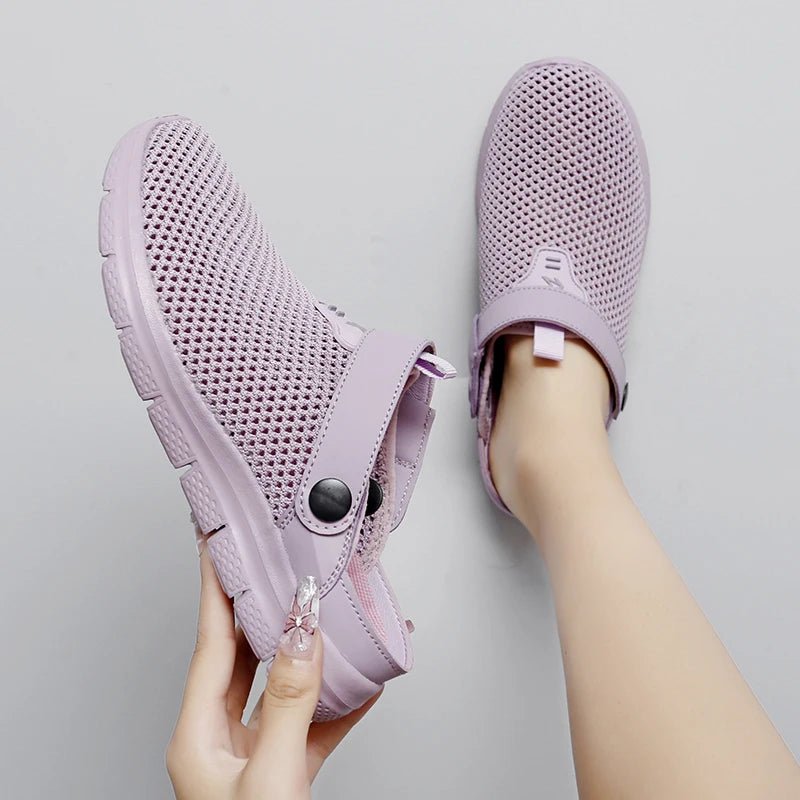 Summer Sandals for Women Breathable Beach Sandals Slippers Fashion Garden Clog Aqua Shoes Trekking Wading Shoes Plus Size 35 - 44 - memorylane shop