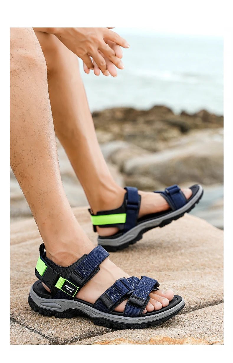 Summer Men's Sandals Trendy Casual Outdoor Sport Shoes for Holidays Beach Breathable Wear - Resistant Hiking & Walking Sandals - memorylane shop