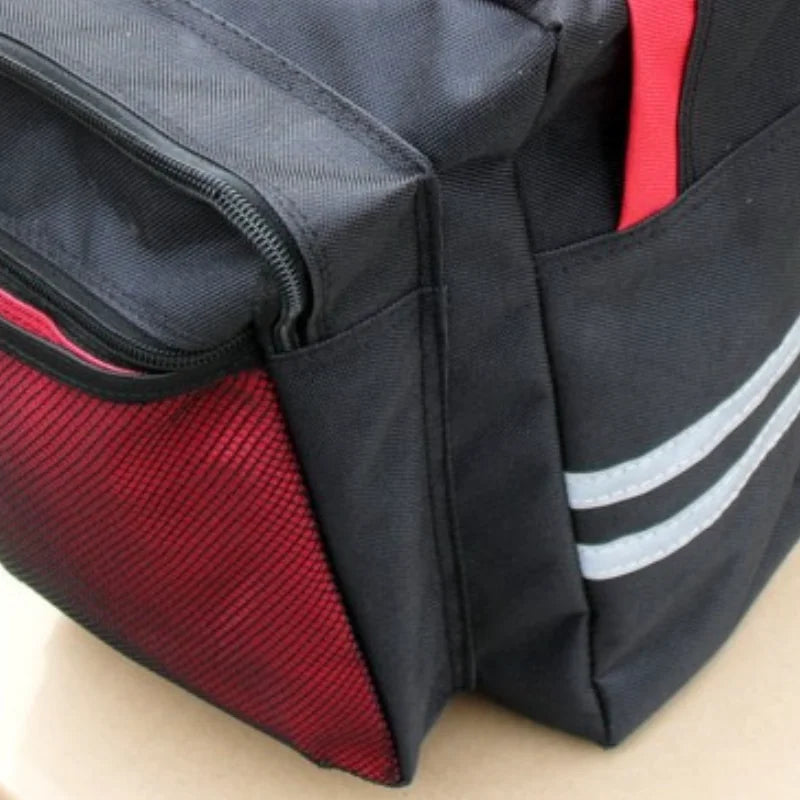 MTB Bicycle Rear Rack Carrier Bag Durable Pannier Double-Sided Bike Trunk Bag Cycling Luggage Back Seat Travel Bag
