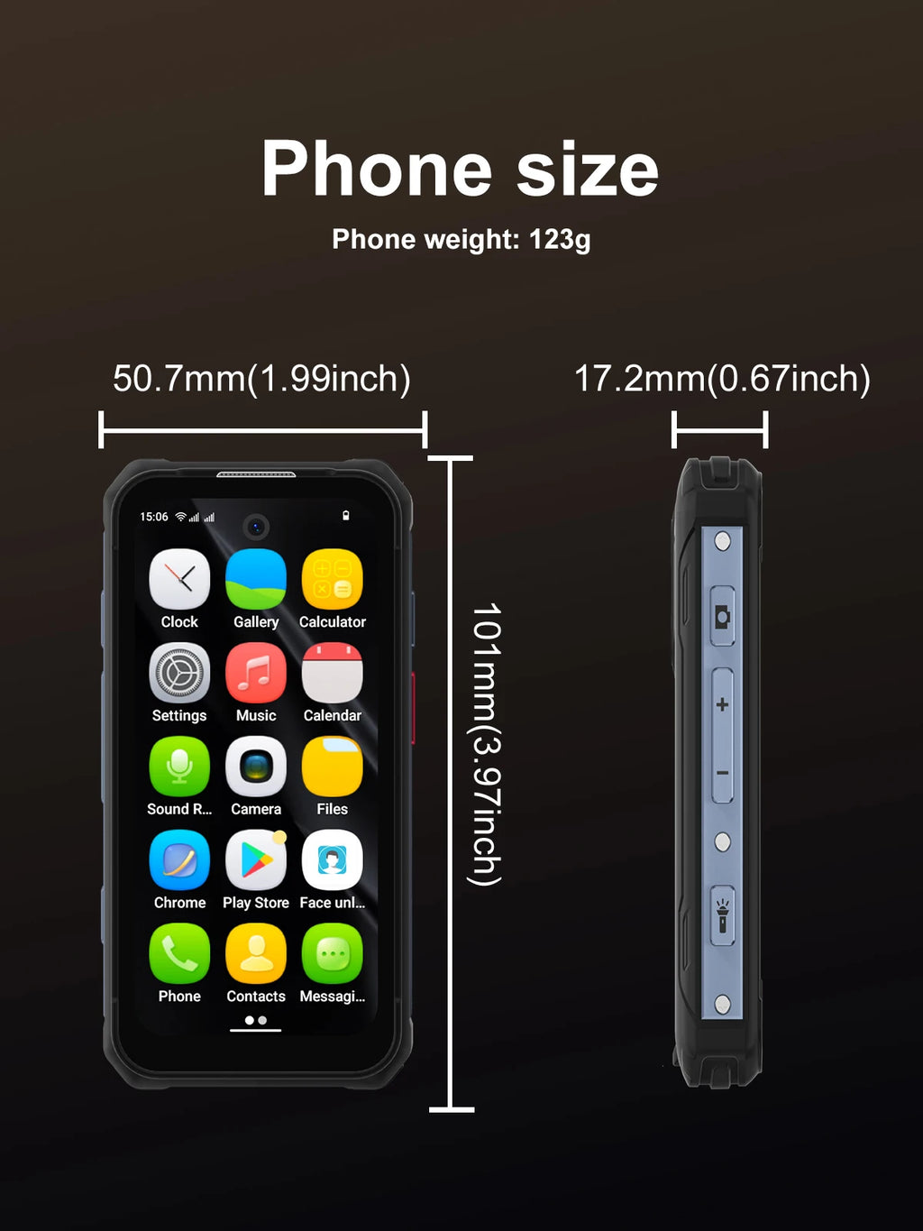 SERVO TANK500 Rugged Smartphone – IP68, 4G LTE, Android 12, 6GB RAM