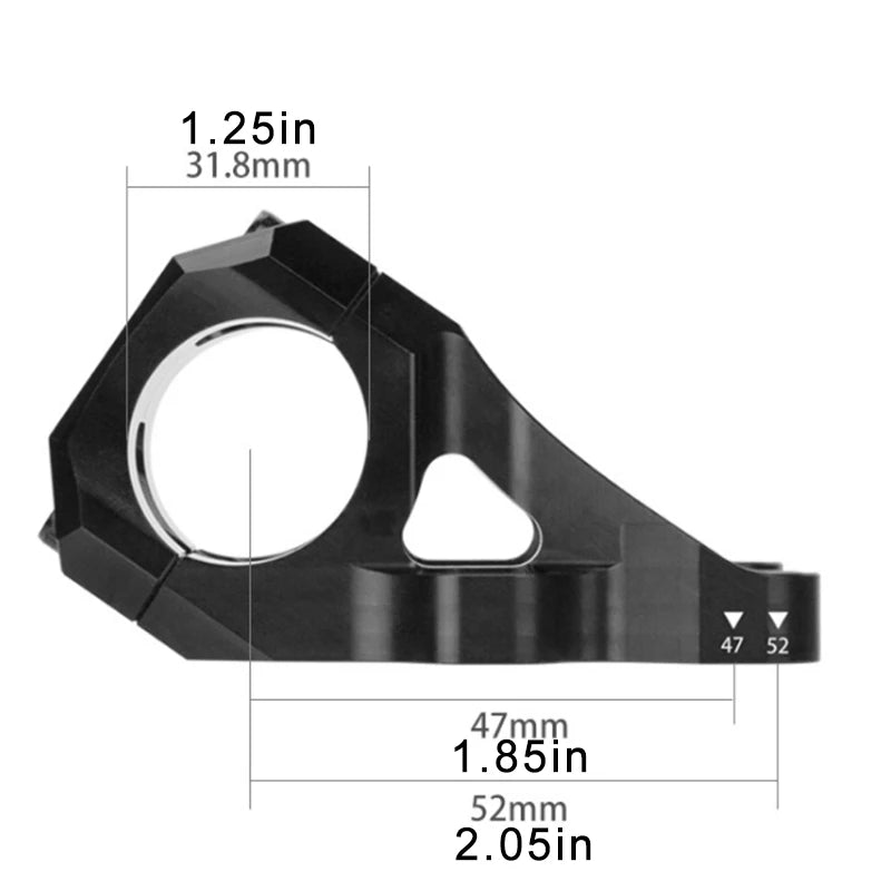 Wake Bike Short Stem Aluminum Alloy Mountain Downhill CNC Bike Handlebar Stem 31.8mm MTB Lightweight Short Stem Bike Accessories