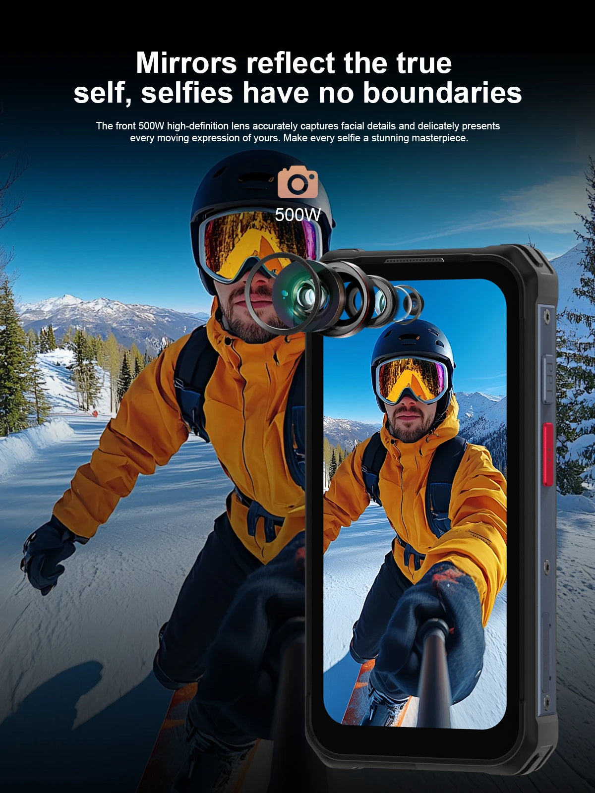 SERVO TANK500 Rugged Smartphone – IP68, 4G LTE, Android 12, 6GB RAM