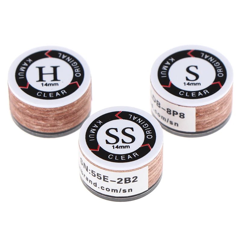 Billiard Pool Cue Tip 14mm SS/S/M/H Snooker Tip Billiard Pool Cue Tips Billiard Cue Stick Tips Snooker Billiard Access〔CC33〕 - memorylane shop