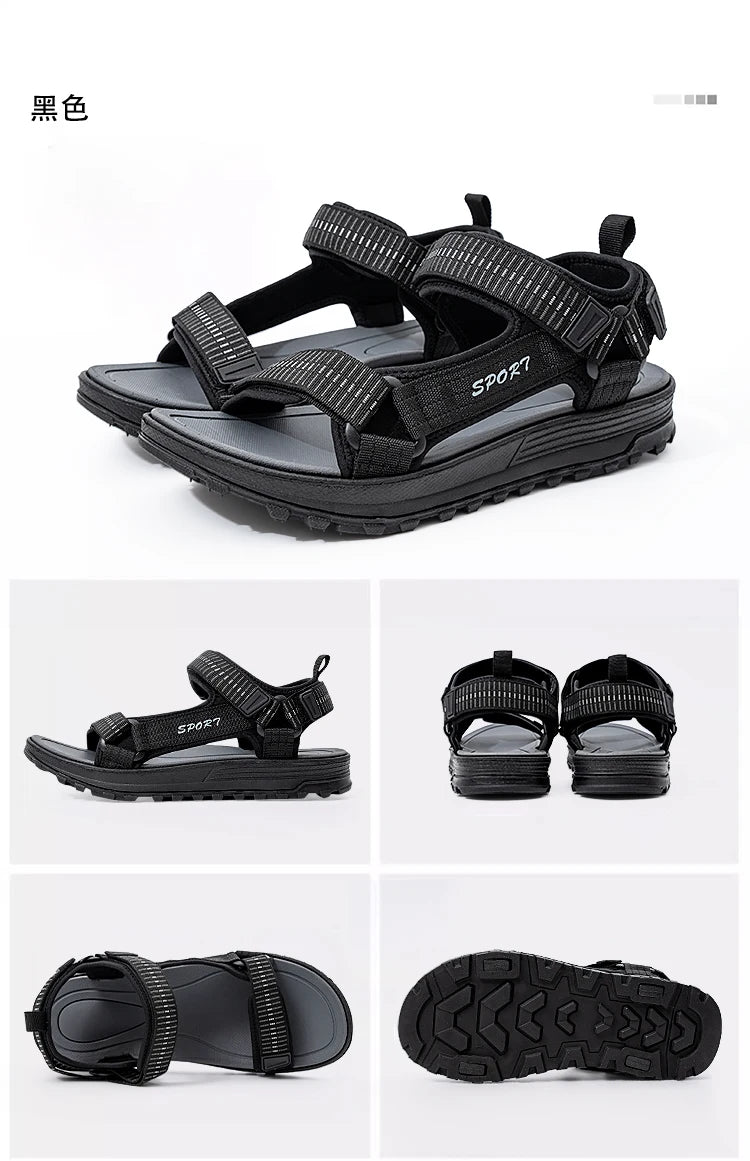 Summer Men Sandals Fashion Leisure Beach Holiday Sandals for Mens Lightweight Shoes New Outdoor Comfortable Casual Sandals - memorylane shop