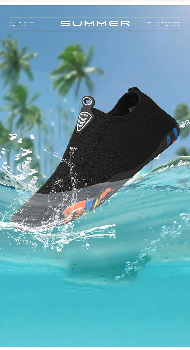 New Unisex Lager Size Unisex Outdoor Aqua Shoes Couples Vacation Beach Barefoot Swimming Shoes Indoor Fitness Gym Shoes35-46#