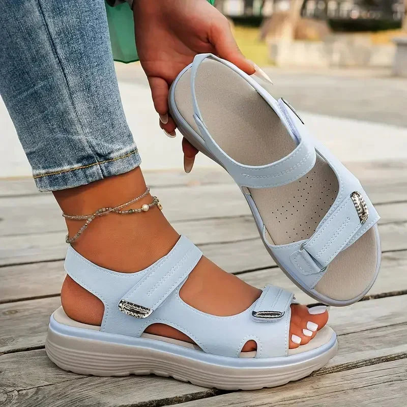 Women's Lightweight Fashion Travel Sandals – Outdoor Beach Platform Slippers