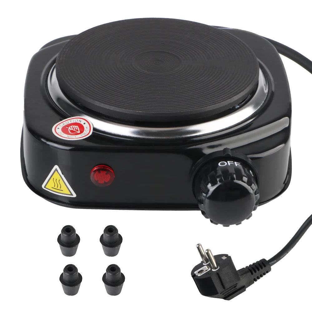 Mini Electric Cooker Plate 500W – Portable Heating Stove for Milk, Coffee & More