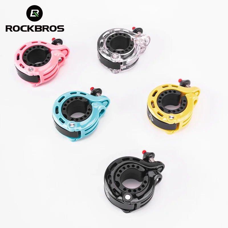 ROCKBROS Bicycle Bell Aluminium Alloy MTB Road Bike Horn Bike Ring Safety Cycling Handlebar Bicycle Hidden Alarm Bike Accessory - memorylane shop