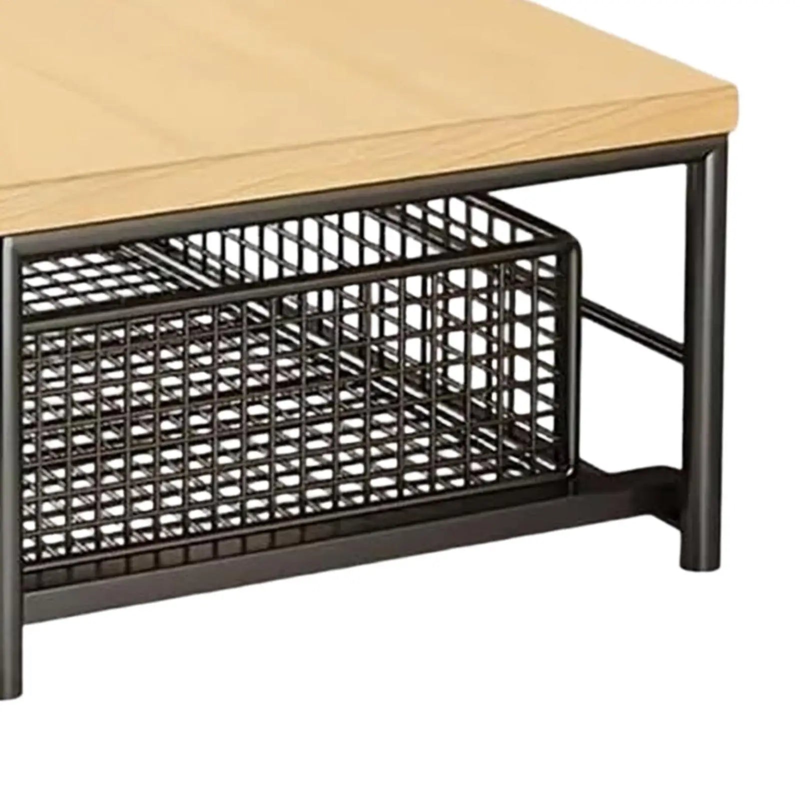 Wooden Kitchen Storage Rack with Drawer – Multi-Use Standing Shelf Organizer