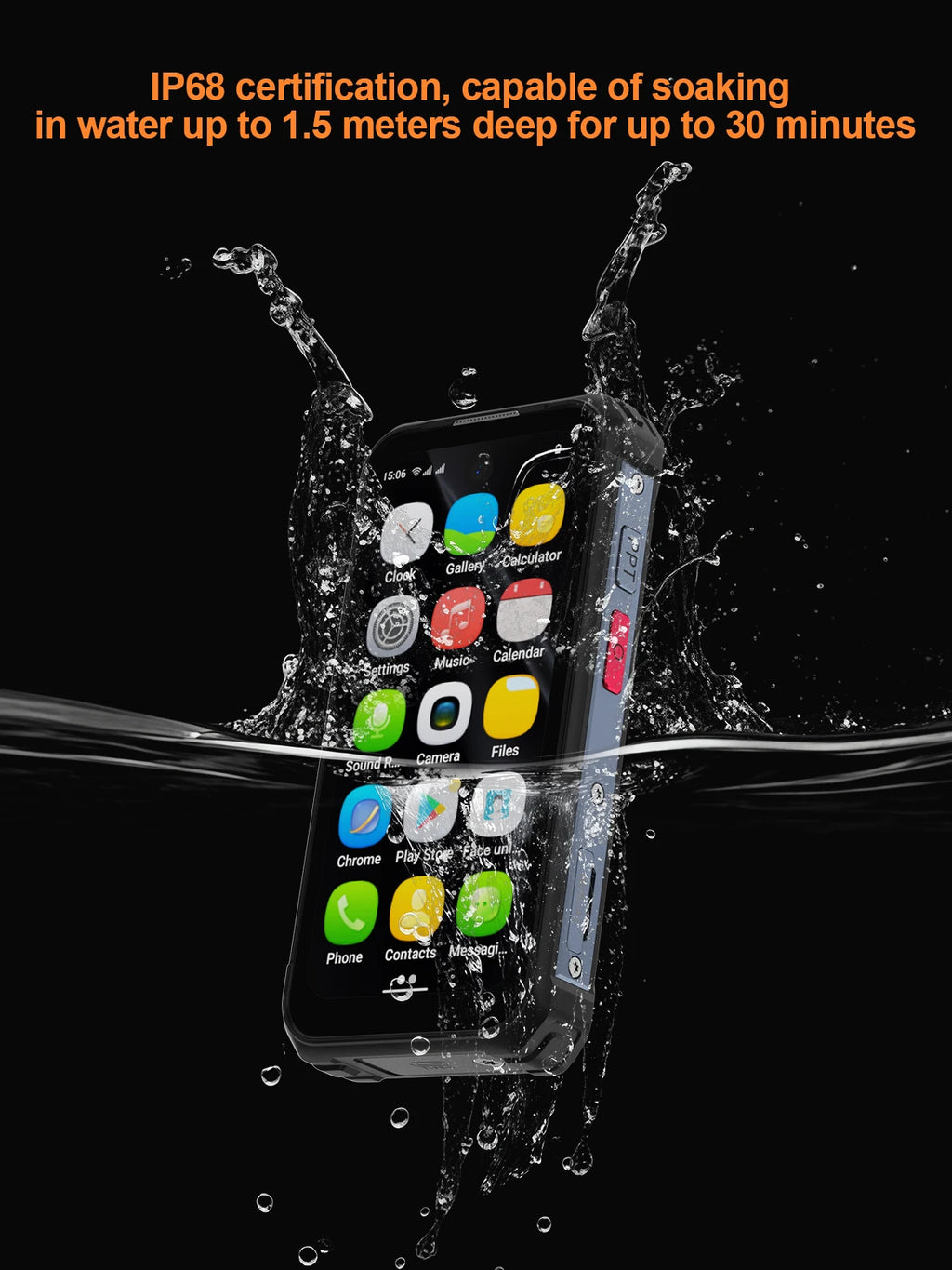 SERVO TANK500 Rugged Smartphone – IP68, 4G LTE, Android 12, 6GB RAM