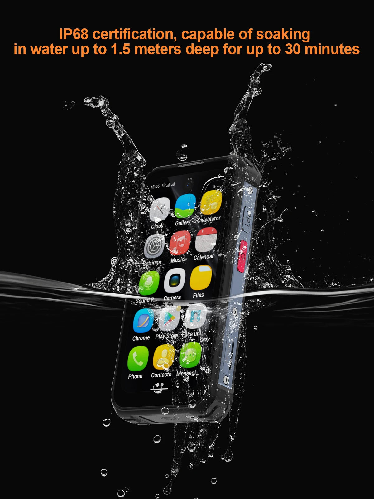 SERVO TANK500 Rugged Smartphone – IP68, 4G LTE, Android 12, 6GB RAM