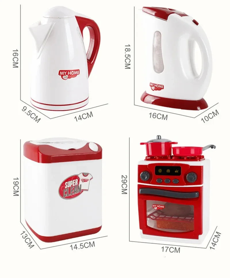 Kids Toy Kitchen Appliances Set – Play Kitchen Accessories for Children