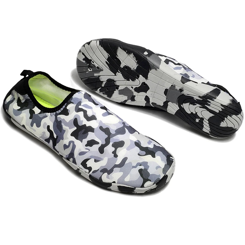 New Unisex Lager Size Unisex Outdoor Aqua Shoes Couples Vacation Beach Barefoot Swimming Shoes Indoor Fitness Gym Shoes35-46#