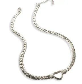 Square Pendants Delicate Stainless Steel Chain Pendant Necklace For Women Necklace - memorylane shop