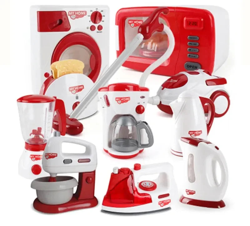 Kids Toy Kitchen Appliances Set – Play Kitchen Accessories for Children