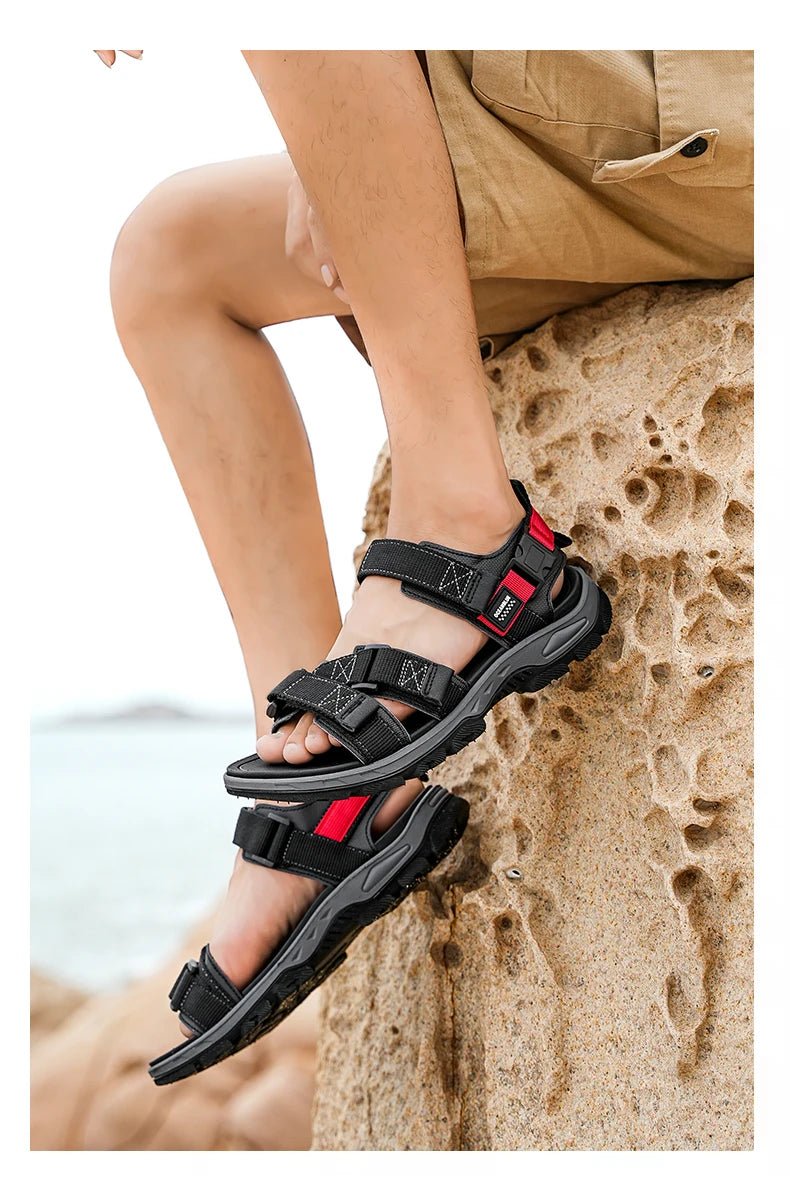 Summer Men's Sandals Trendy Casual Outdoor Sport Shoes for Holidays Beach Breathable Wear - Resistant Hiking & Walking Sandals - memorylane shop