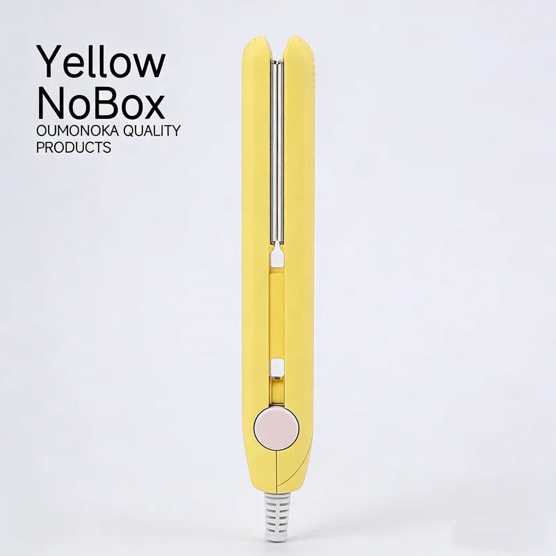 3 - in - 1 Hair Straightener for Hair Mini Flat Iron Styling Tools & Appliances Brush Beard Salon Hair Curler Professional Hot Comb - memorylane shop