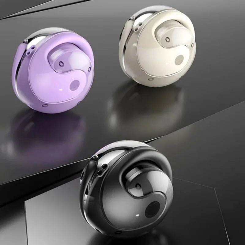 Wireless Bluetooth AI Real - time Language Translation Earphones 144 Languages Ear Hanging Headphone Translator For Busine - memorylane shop