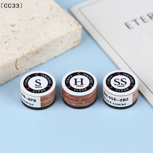 Billiard Pool Cue Tip 14mm SS/S/M/H Snooker Tip Billiard Pool Cue Tips Billiard Cue Stick Tips Snooker Billiard Access〔CC33〕 - memorylane shop