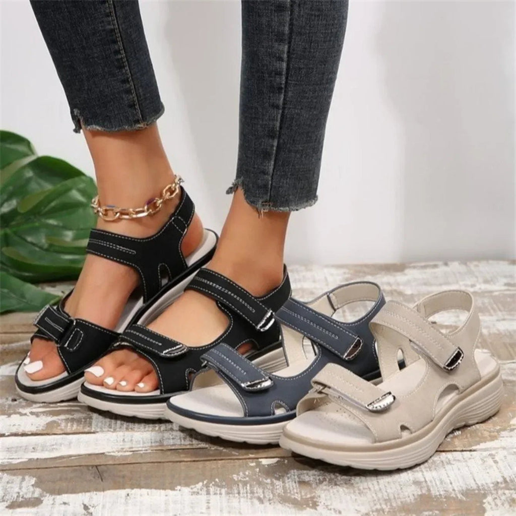 Summer Sandals Fashion Durable Sandals Ladies2025 New Travel Women Shoes Outdoor Beach Slippers Lightweight Platform Sandals - memorylane shop