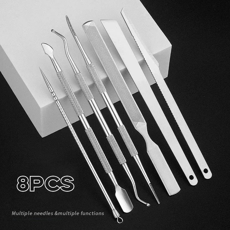 Foot Care Kit Callus Remover File Dead Skin Shaver Cuticle Pusher Pedicure Tools for Hard Tough Skin Beauty Health - memorylane shop