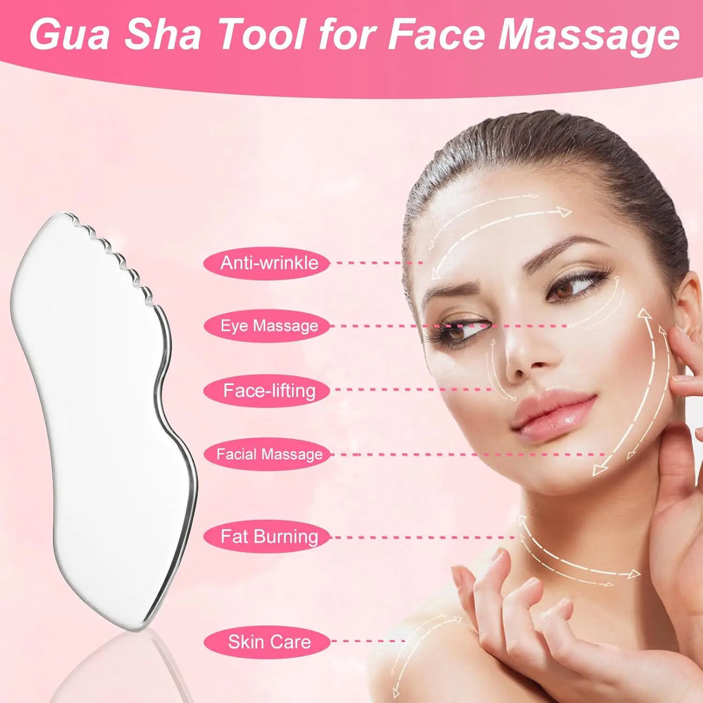 Acupressure Roller Deep Tissue Massage Tool for Face Acupuncture Roller SkinCare Face Massager Gua Sha Facial Tools Massage Tool - memorylane shop