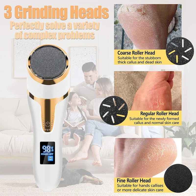 Electric Pedicure Tools Dead Hard Skin Care Callus Leg Heels Remover Hard Cracked File for Heels Grinding Pedicure Beauty Care