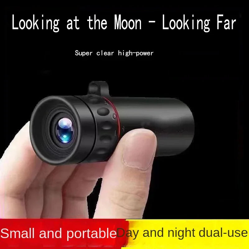 2000x24 HD Monocular Telescope Mini Portable Mobile Phone Telescope with Holder Outdoor Camping Hunting Birdwatching Telescopes