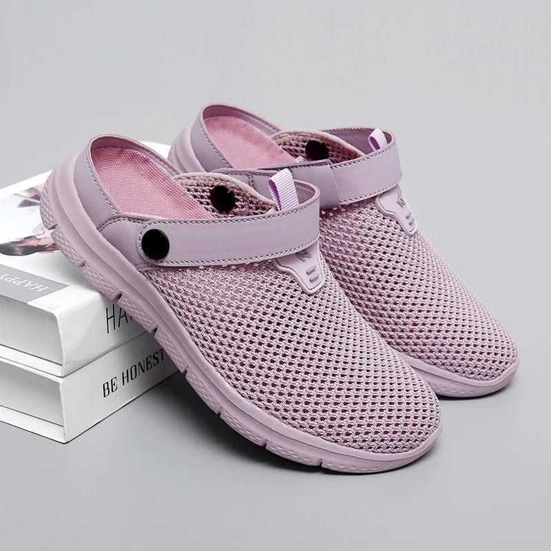 Summer Sandals for Women Breathable Beach Sandals Slippers Fashion Garden Clog Aqua Shoes Trekking Wading Shoes Plus Size 35 - 44 - memorylane shop