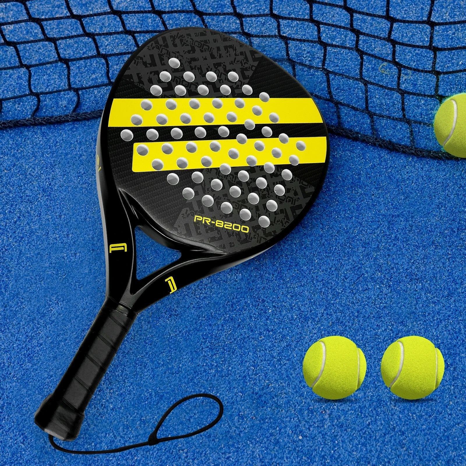 IANONI Padel Racket Carbon Fiber Surface with EVA Memory Flex Foam Core Lightweight Padel Racquet - memorylane shop