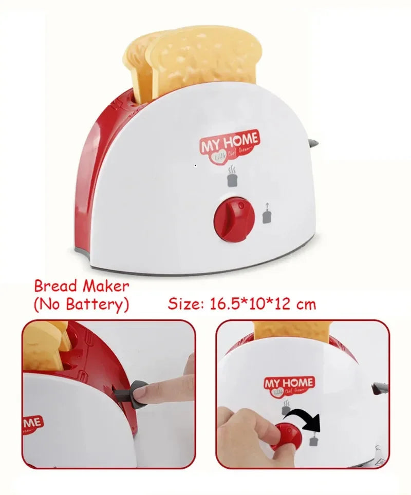 Kids Toy Kitchen Appliances Set – Play Kitchen Accessories for Children