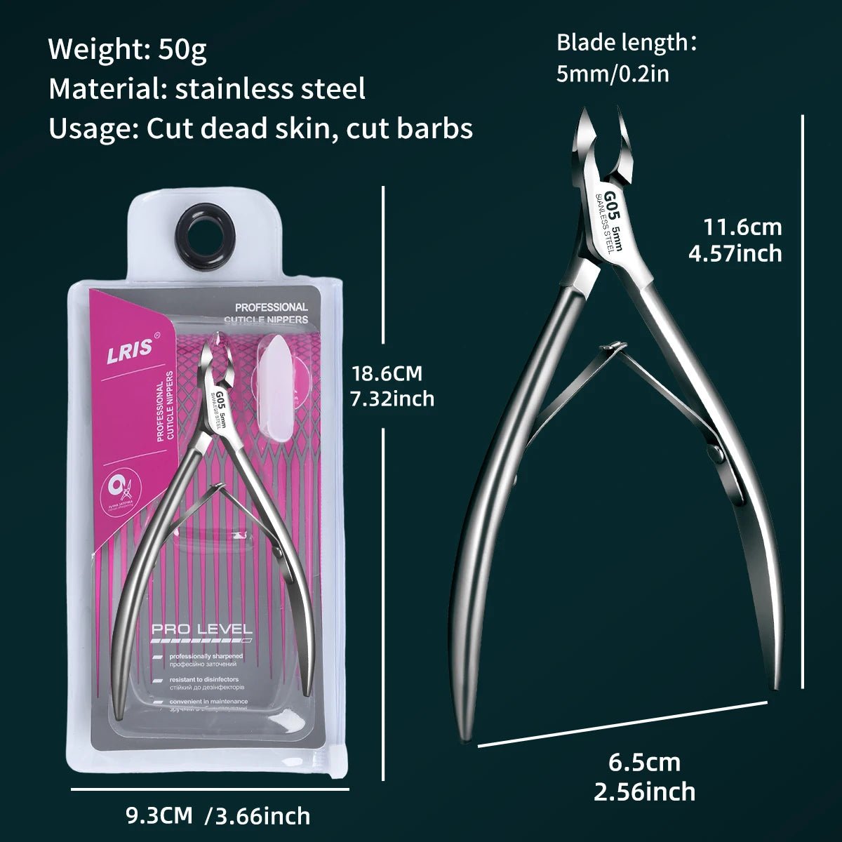 Professional Cuticle Trimmer Set, Super Sharp Dead Skin Scissors For Women And Men's Nail And Toenail Labor Saving Manicure Tool - memorylane shop